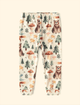 Pijama-Infantil-The-Mini-Forest-Trilha-dos-Sonhos-Baunilha-com-estampa-de-urso-e-raposas-na-floresta.
