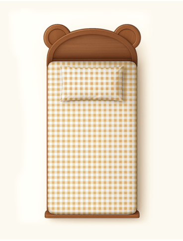 kit-lencol-solteiro-xadrez-caramelo